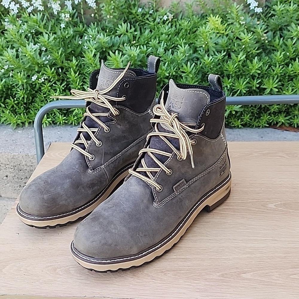 Timberland PRO Alloy Toe A5525 Olive Green Boots SZ 9.5 NWOT